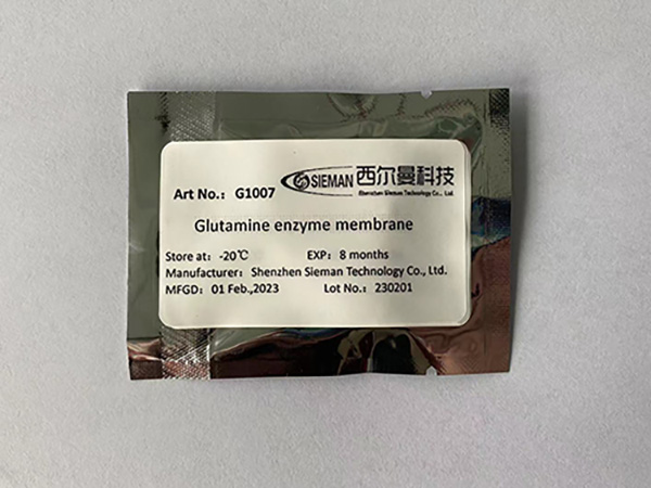 Glutamine enzyme membrane